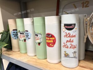 Địa Chỉ Mua Bình Giữ Nhiệt Quà Tặng In Logo Theo Yêu Cầu Bình giữ nhiệt life in logo quảng bá công ty