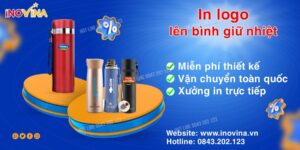 Top 1 Quà tặng thương hiệu: Bình Giữ Nhiệt In Logo Bình giữ nhiệt in logo số lượng lớn