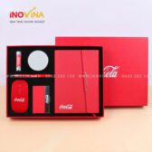 Bộ Quà Tặng Giftset Sổ Bút Chuột Loa USB Cocacola GS-0343024