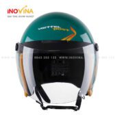 Mũ Bảo Hiểm 3/4 đầu in logo Viettel BH-0253124