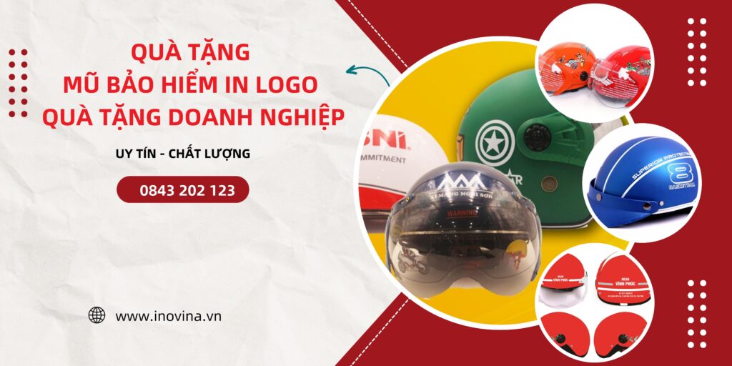 Quà Tặng Nón Bảo Hiểm In Logo Quà Tặng Doanh Nghiệp Chất Lượng Uy Tín mu bao hiem in logo qua tang doanh nghiep