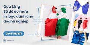 Quà Tặng Bộ Đồ Áo Mưa In Logo Dành Cho Doanh Nghiệp qua tang bo do ao mua in logo danh cho doanh nghiep