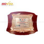 Biểu Trưng Gỗ Đồng Tôn Vinh - Khen Thưởng BT-066424 Biểu Trưng Gỗ Đồng Tôn Vinh - Khen Thưởng BT-066424
