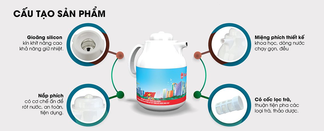 Phích đựng nước tặng đại hội RD-016424 Phích đựng nước tặng đại hội RD-016424