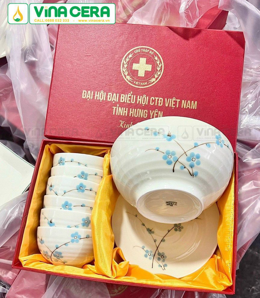 Quà Tặng Ý Nghĩa Cho Ngày Thành Lập Quân Đội Nhân Dân Việt Nam  bo chen dia su bat trang in logo