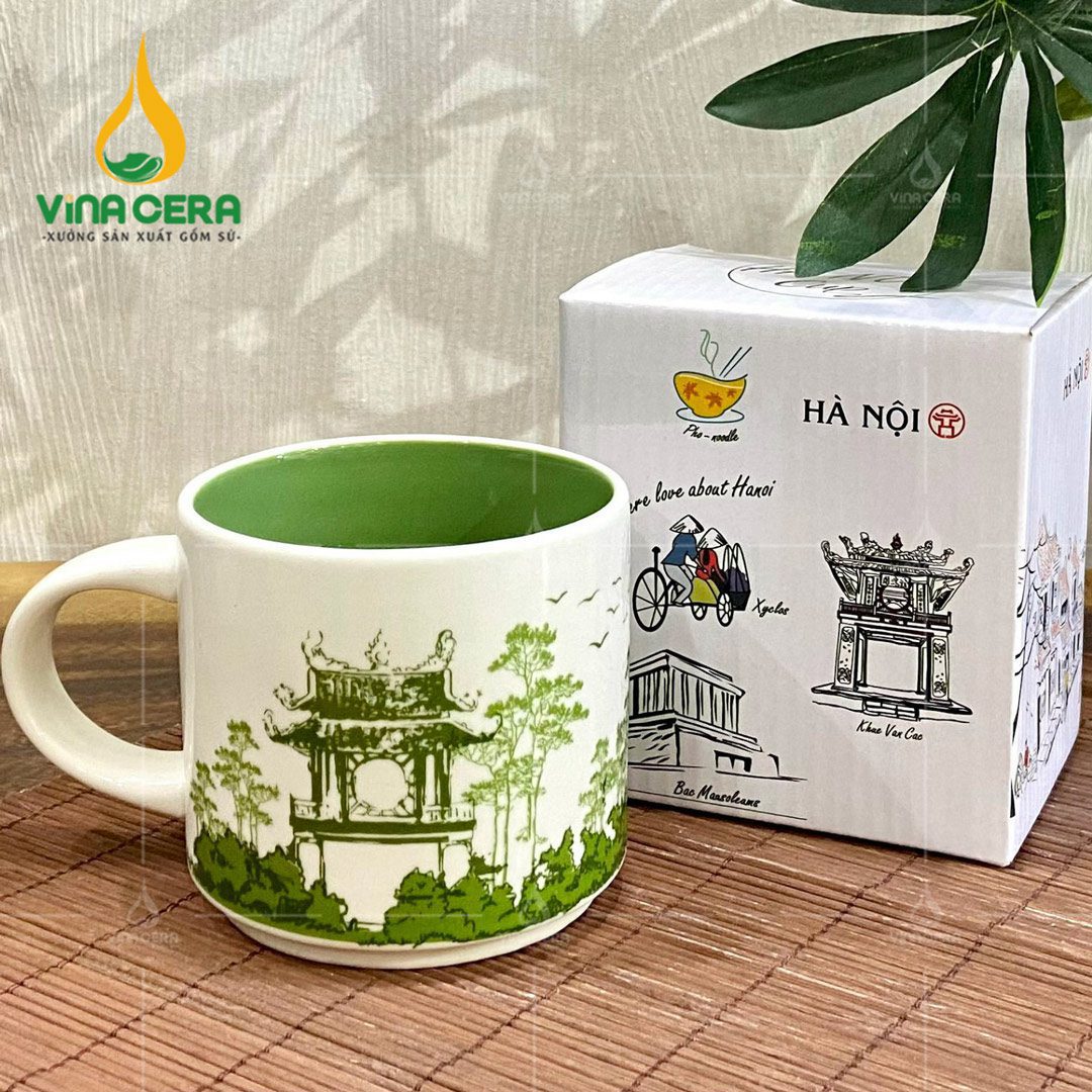 Quà Tặng Ý Nghĩa Cho Ngày Thành Lập Quân Đội Nhân Dân Việt Nam  ly su men mau ve canh ha noi 1