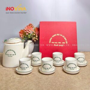Xu hướng quà tặng 30/4 cao cấp cho các doanh nghiệp Bộ Ấm Chén In logo Quà Tặng Doanh Nghiệp Uy Tín Giá Tốt
