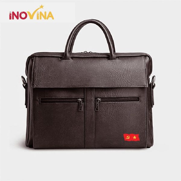 Mẫu Cặp Da Nam In Logo Số Lượng Lớn 2