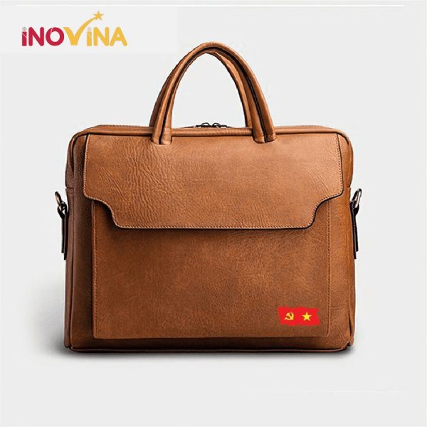 Mẫu Cặp Da Nam In Logo Số Lượng Lớn 5
