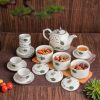 Bộ Ấm Trà – Kèm Bộ 3 Hủ Mứt Sứ BTKM010224 quà tặng 2