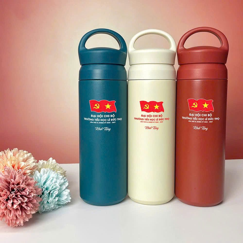 Xưởng sản xuất Bình giữ nhiệt in logo Quà tặng cho doanh nghiệp Bình giữ nhiệt in logo quà tặng doanh nghiệp