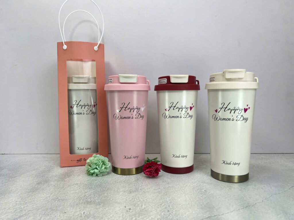 Xưởng sản xuất Bình giữ nhiệt in logo Quà tặng cho doanh nghiệp Bình giữ nhiệt in logo quà tặng doanh nghiệp