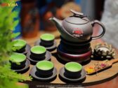 Bộ Ấm Chén Tử Sa In Logo Quà Tặng Bộ Ấm Chén Tử Sa In Logo Quà Tặng
