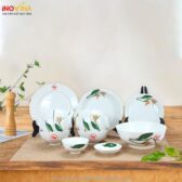 Bộ Chén Đĩa In logo Quà Tặng Đại Hội Đảng