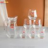 Bộ Bình Ly Thủy Tinh In Logo LTT-01060225 Bộ bình ly thủy tinh in logo