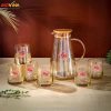 Bộ Bình Ly Thủy Tinh In Logo LTT-01060225 Bộ bình ly thủy tinh in logo