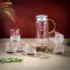 Bộ Bình Ly Thủy Tinh In Logo LTT-01060225 Bộ bình ly thủy tinh in logo