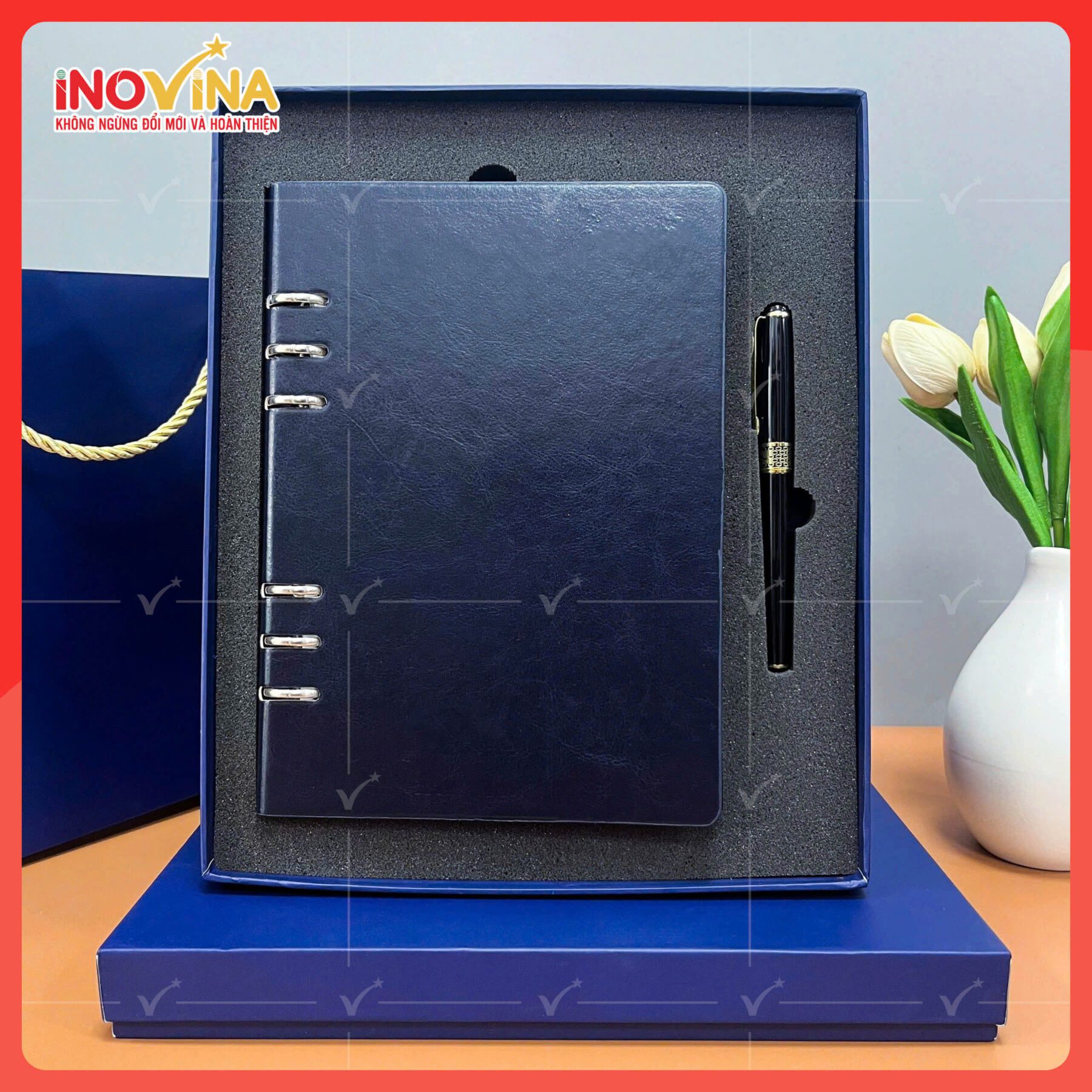 Bộ quà tặng Giftset sổ bút - Sáng tạo và ý nghĩa trong từng món quà Bộ quà tặng Giftset sổ bút
