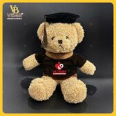 Gấu Bông Tốt Nghiệp thêu logo