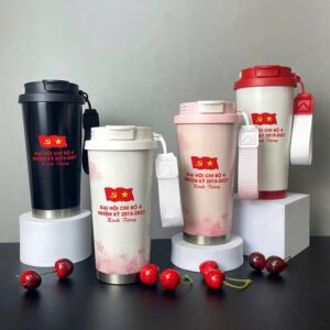 Xưởng sản xuất Bình giữ nhiệt in logo Quà tặng cho doanh nghiệp in logo bình giữ nhiệt