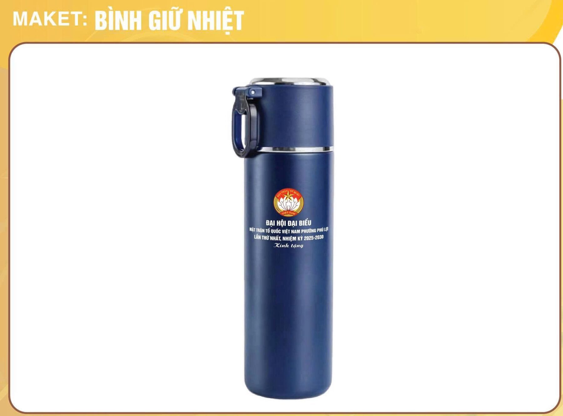 Quà Tặng Đại Hội Mặt Trận Tổ Quốc: Lựa Chọn Ý Nghĩa và Thiết Thực Nhất Bình Giữ Nhiệt Quà Tặng Mặt Trận Tổ Quốc