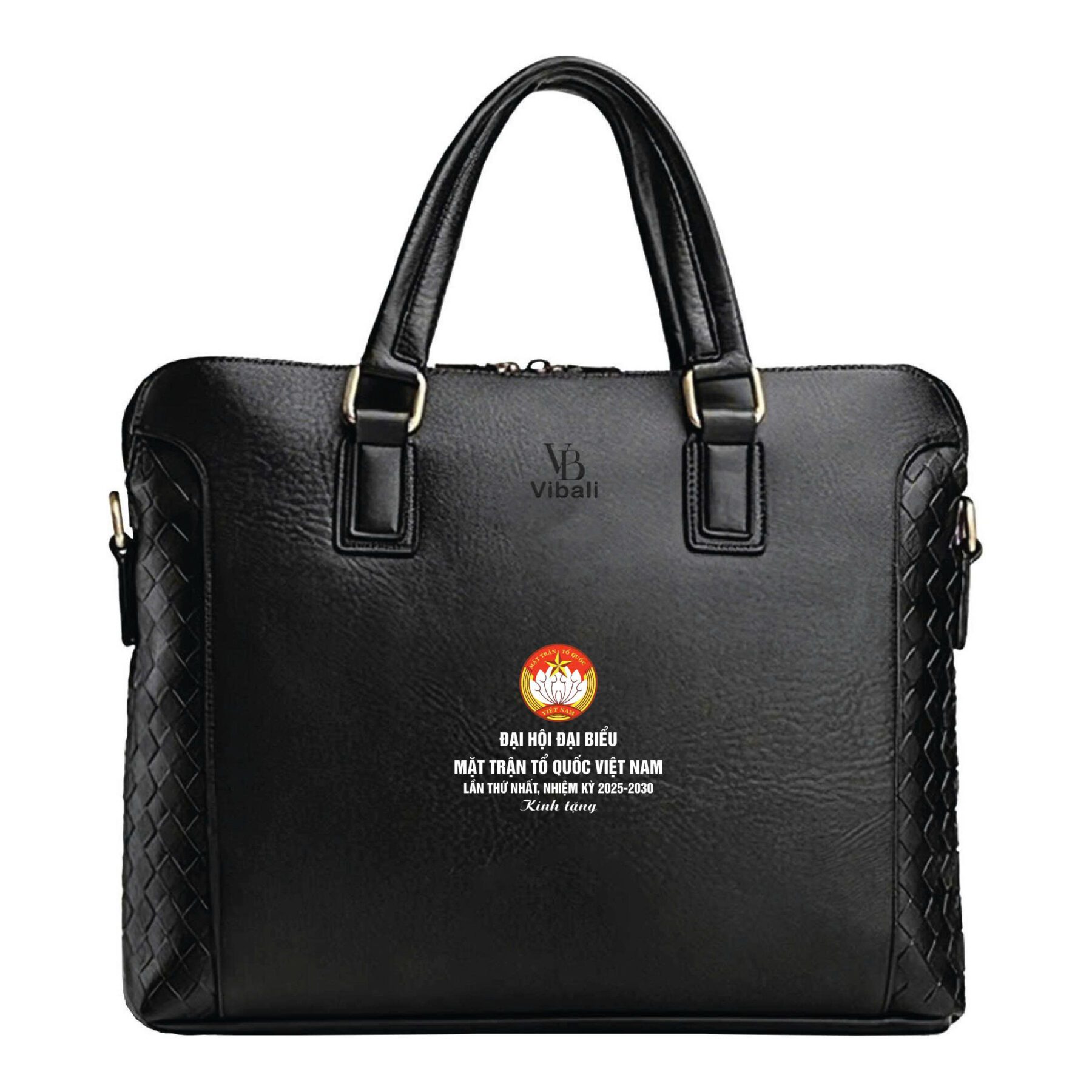 Cặp Đại Biểu Làm Quà Tặng Đại Hội Mặt Trận Tổ Quốc INO-MT0109325 Mẫu cặp da mặt trận tổ quốc quà tặng INOVINA