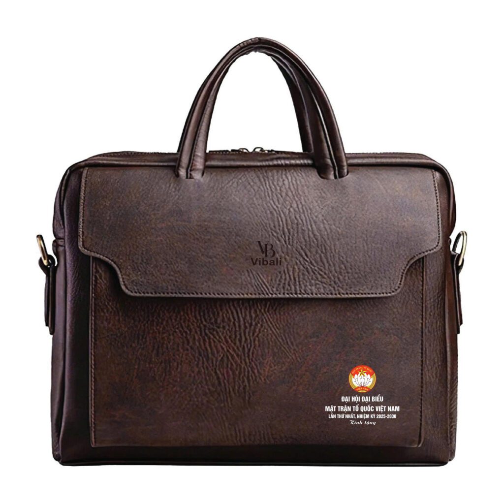 Quà Tặng Đại Hội Mặt Trận Tổ Quốc: Lựa Chọn Ý Nghĩa và Thiết Thực Nhất Mẫu cặp da mặt trận tổ quốc quà tặng INOVINA