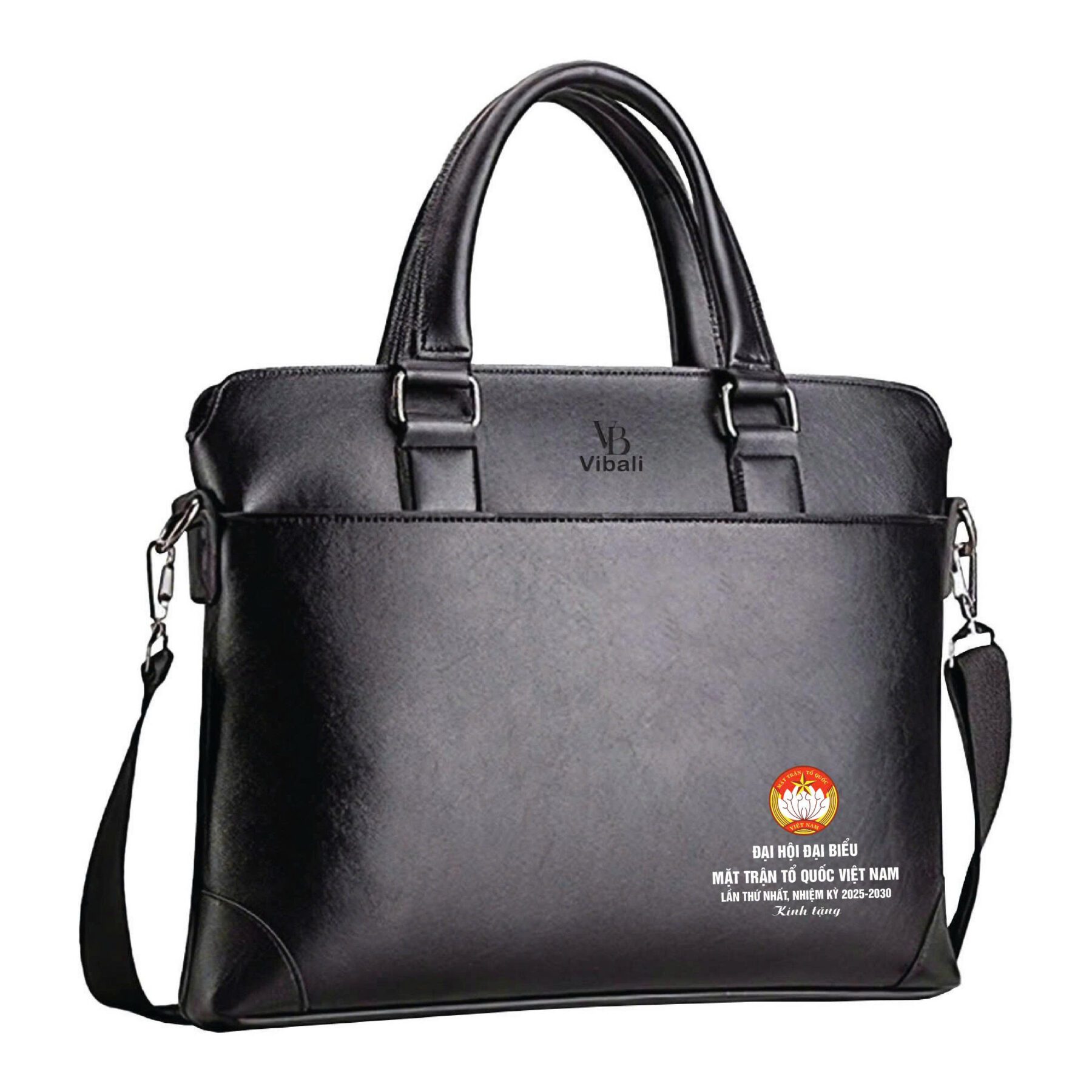 Cặp Đại Biểu Làm Quà Tặng Đại Hội Mặt Trận Tổ Quốc INO-MT0109325 Mẫu cặp da mặt trận tổ quốc quà tặng INOVINA