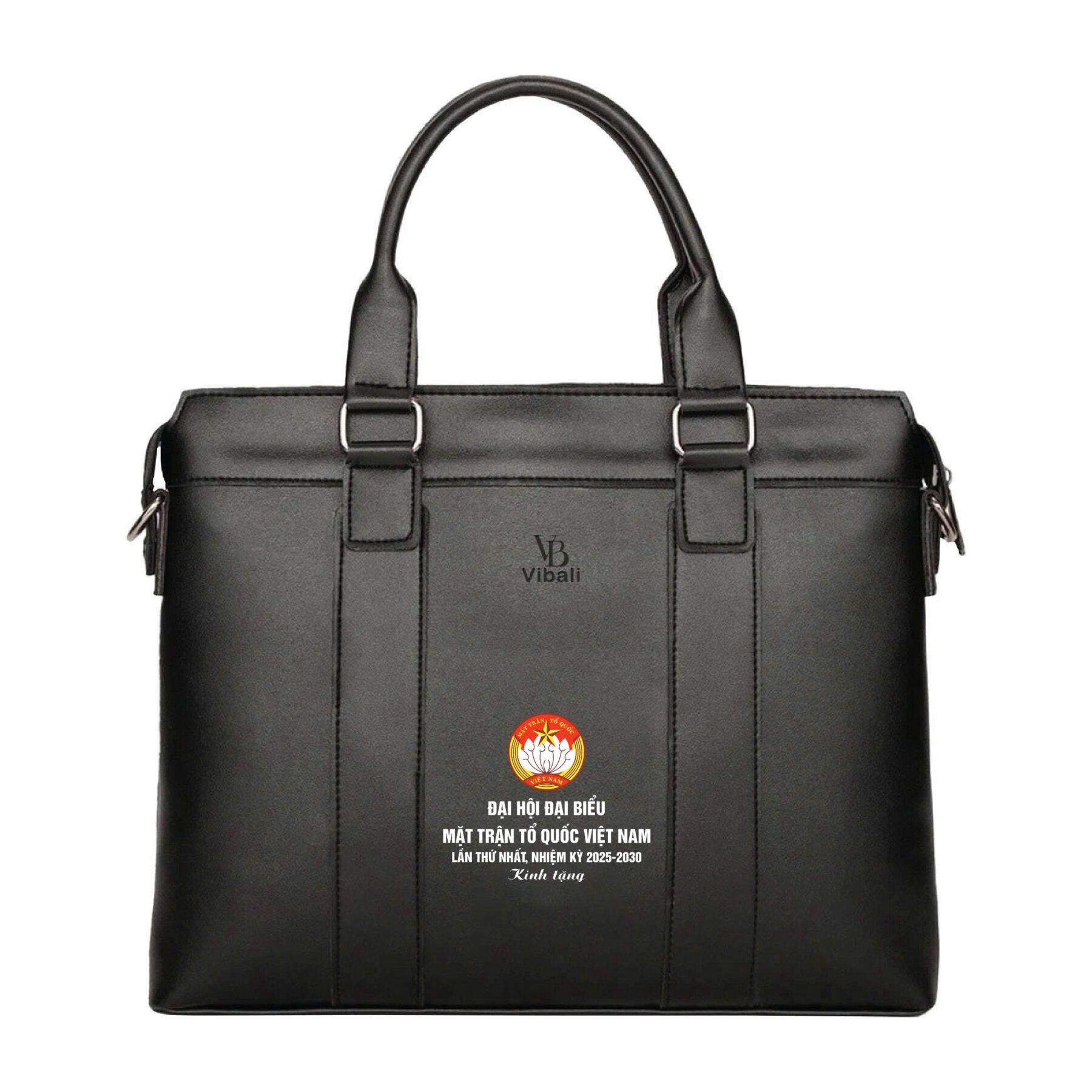 Cặp Đại Biểu Làm Quà Tặng Đại Hội Mặt Trận Tổ Quốc INO-MT0109325 Mẫu cặp da mặt trận tổ quốc quà tặng INOVINA