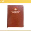 Sổ da in logo Đại hội Đại biểu Mặt trận Tổ quốc Việt Nam INO-SD019325 Sổ da quà tặng Mặt Trận Tổ Quốc Việt Nam