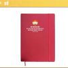 Sổ da in logo Đại hội Đại biểu Mặt trận Tổ quốc Việt Nam INO-SD019325 Sổ da quà tặng Mặt Trận Tổ Quốc Việt Nam