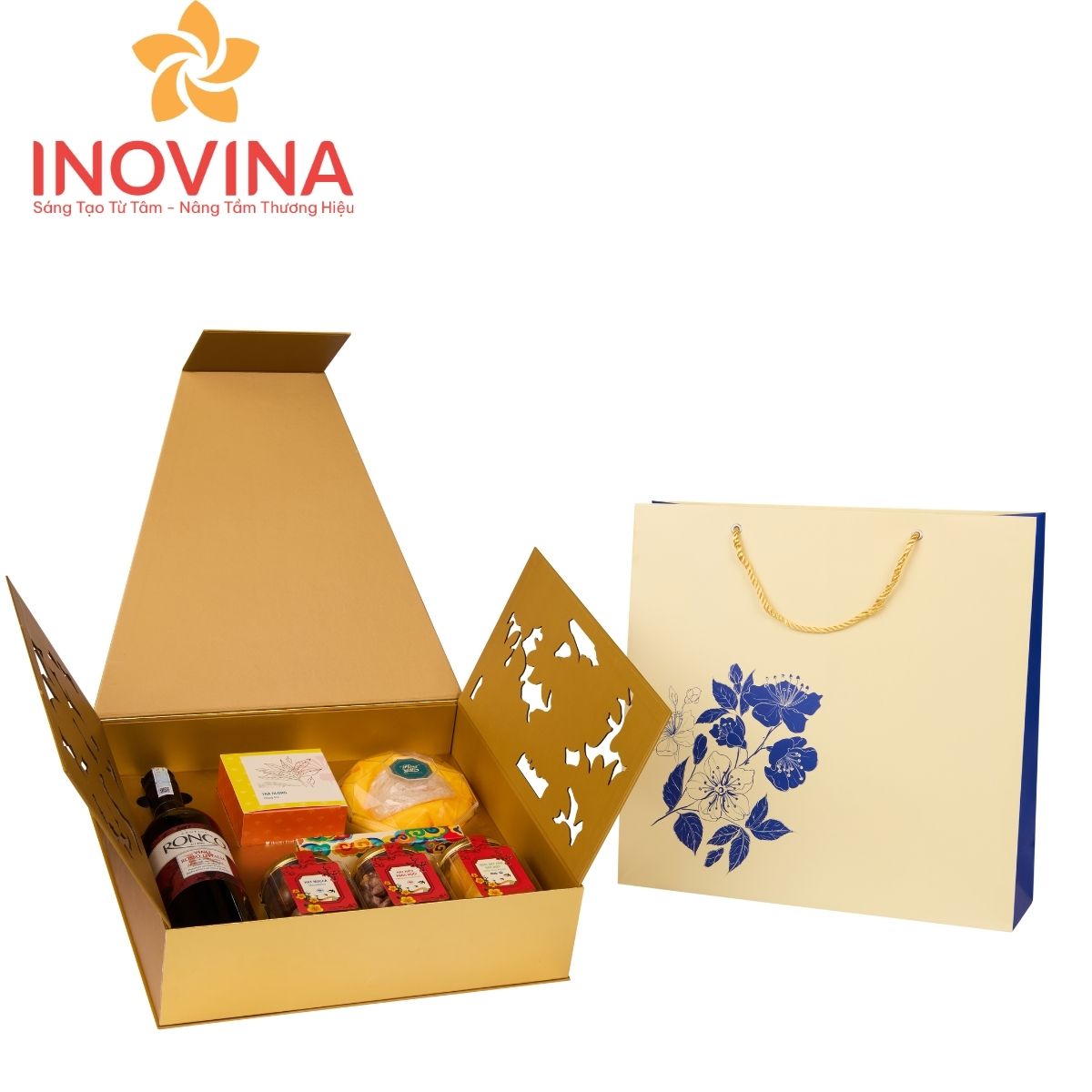 Hộp quà tết Mai Vàng set 13