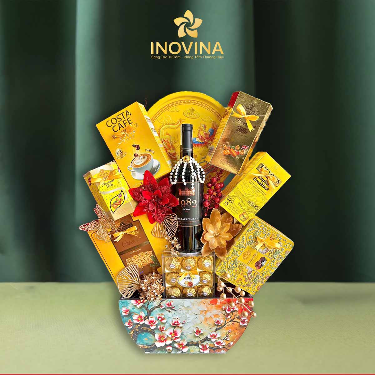 Giỏ quà tết Lộc Vàng