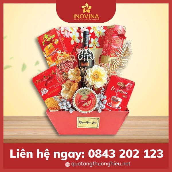 Giỏ quà Tết Xuân An Vui