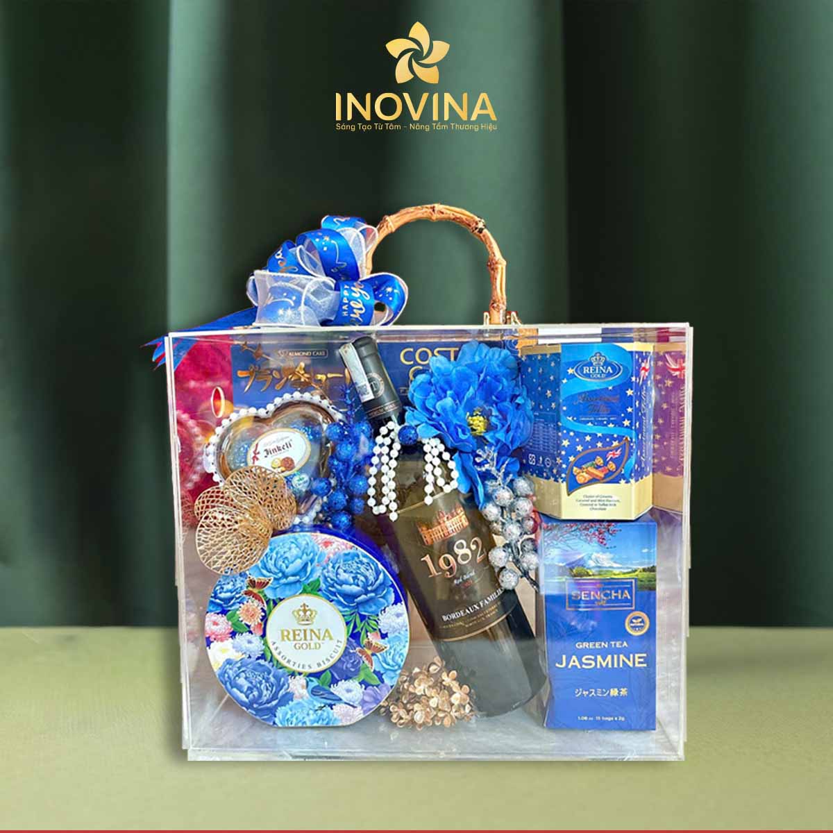 giỏ quà tết xuân vươn mình set 1