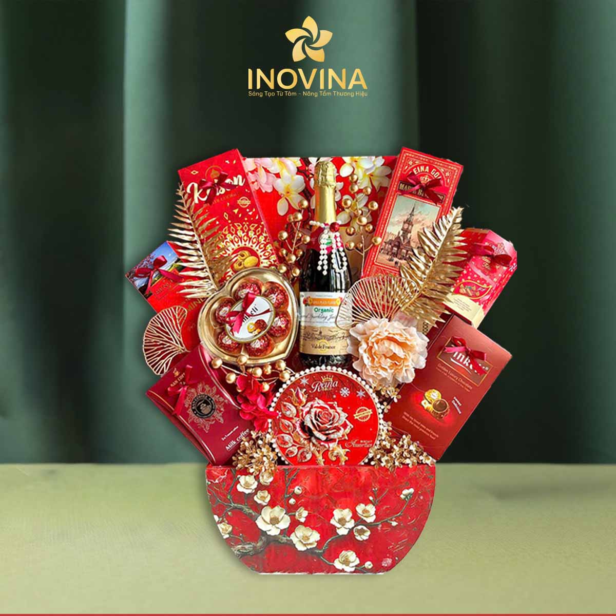 giỏ quà tết xuân vươn mình set 4