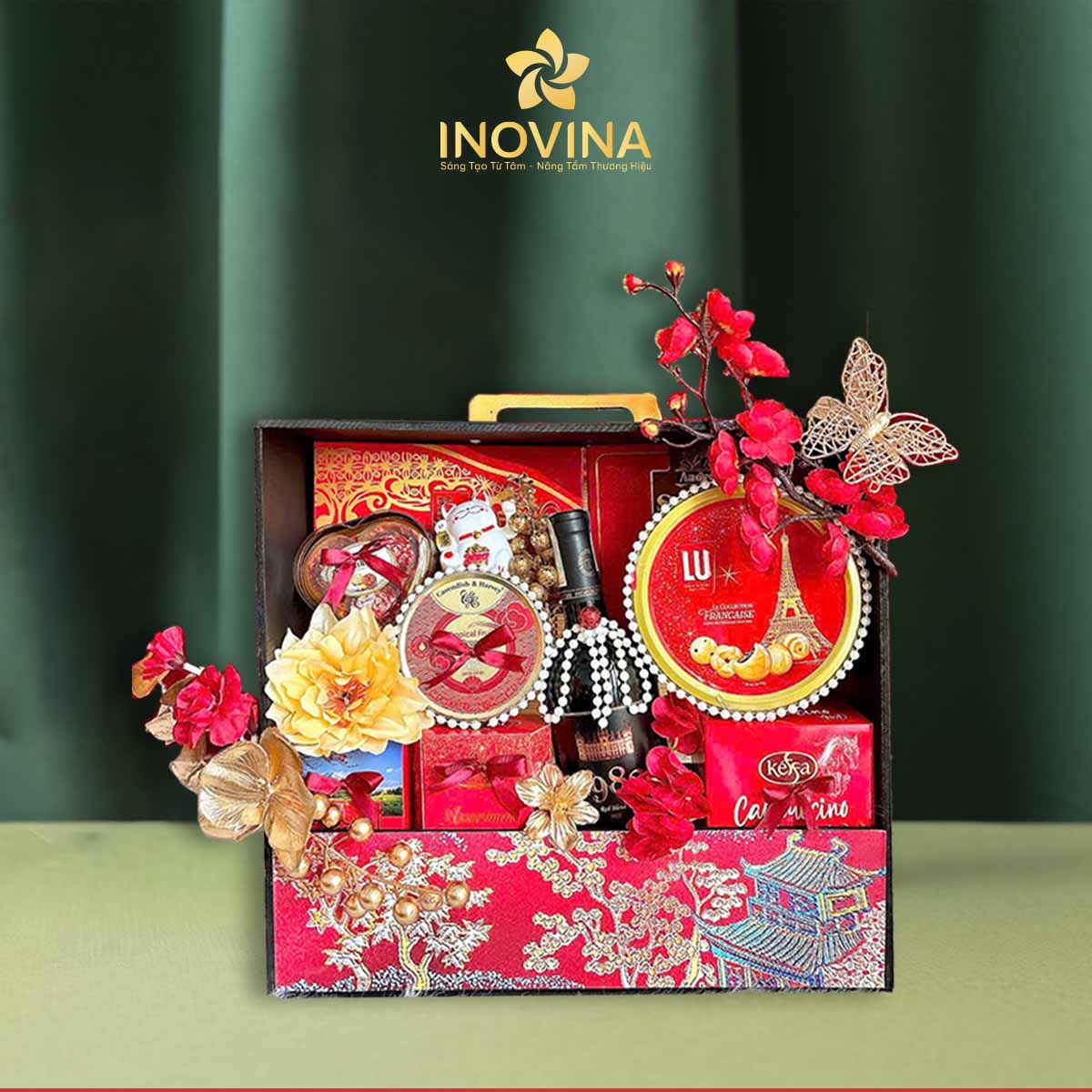 giỏ quà tết xuân vươn mình set 5