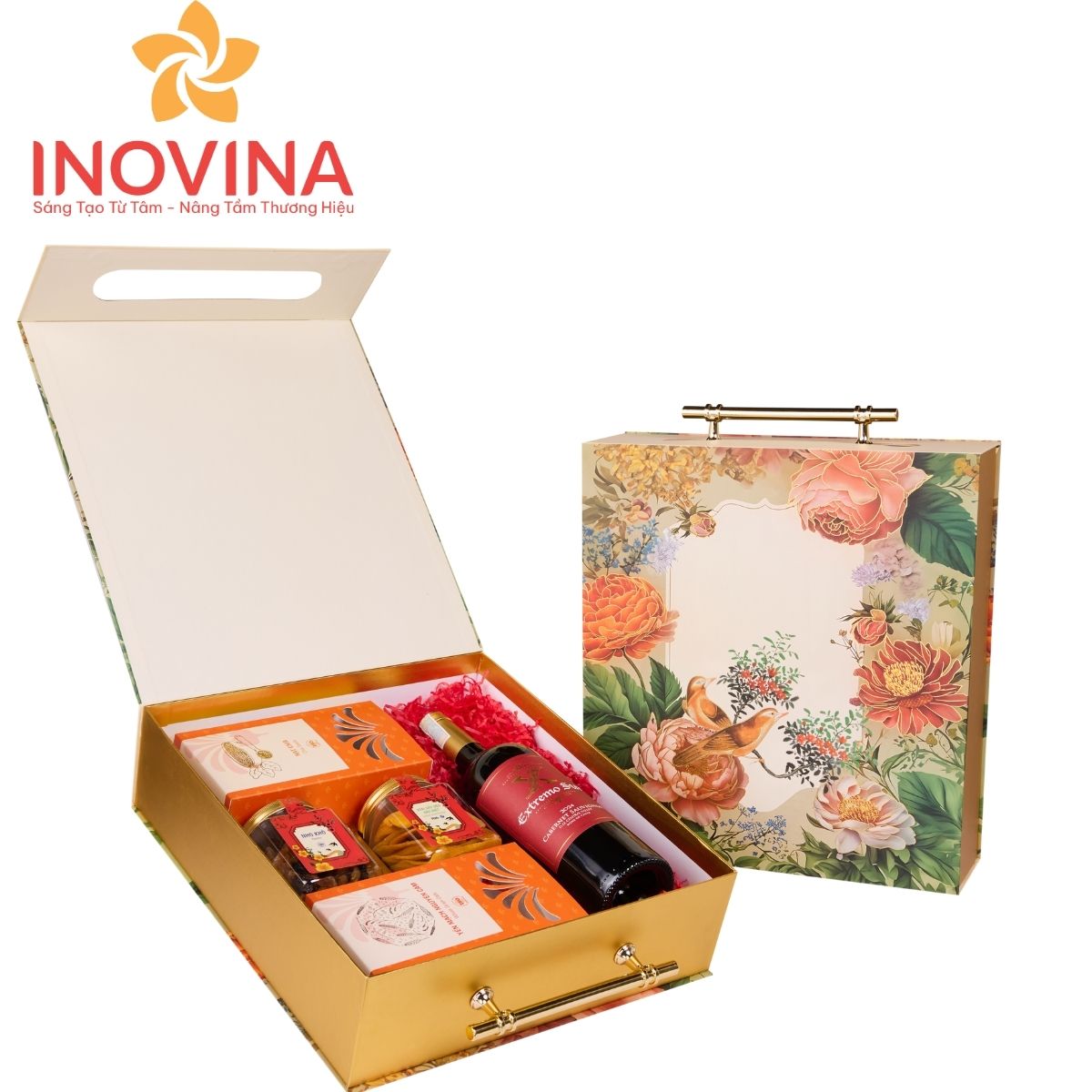 Hộp quà tết Chim Gọi Xuân Về set 16