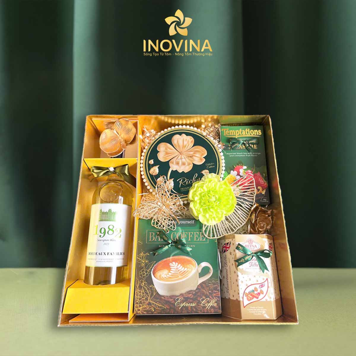 Hộp quà Tết Tân Niên Vạn Phúc sang trọng