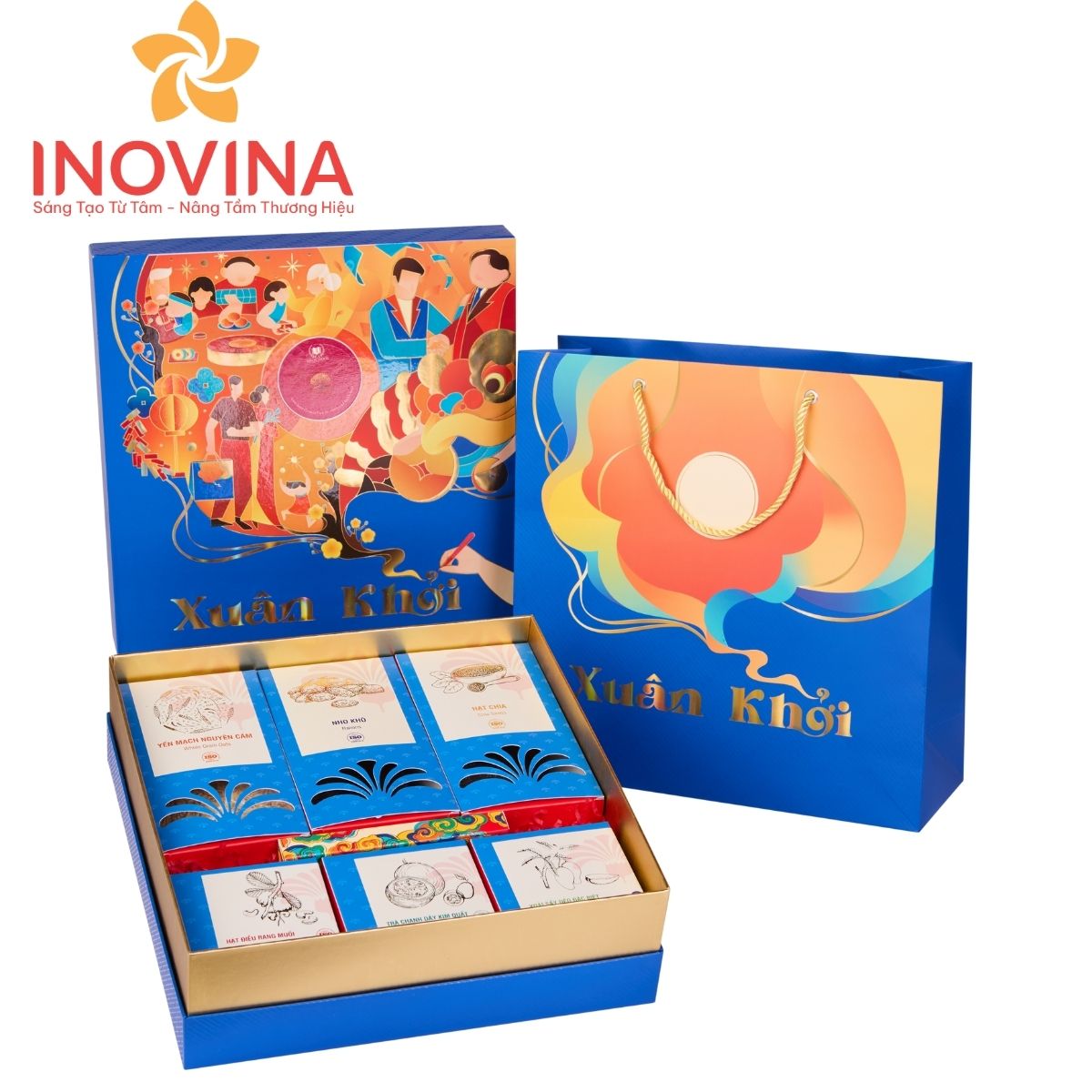 Hộp quà tết Xuân Khởi set 10