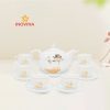 Bộ Trà Ngọn Lửa Sen Chuồn Kẻ Vàng quà tặng doanh nghiệp