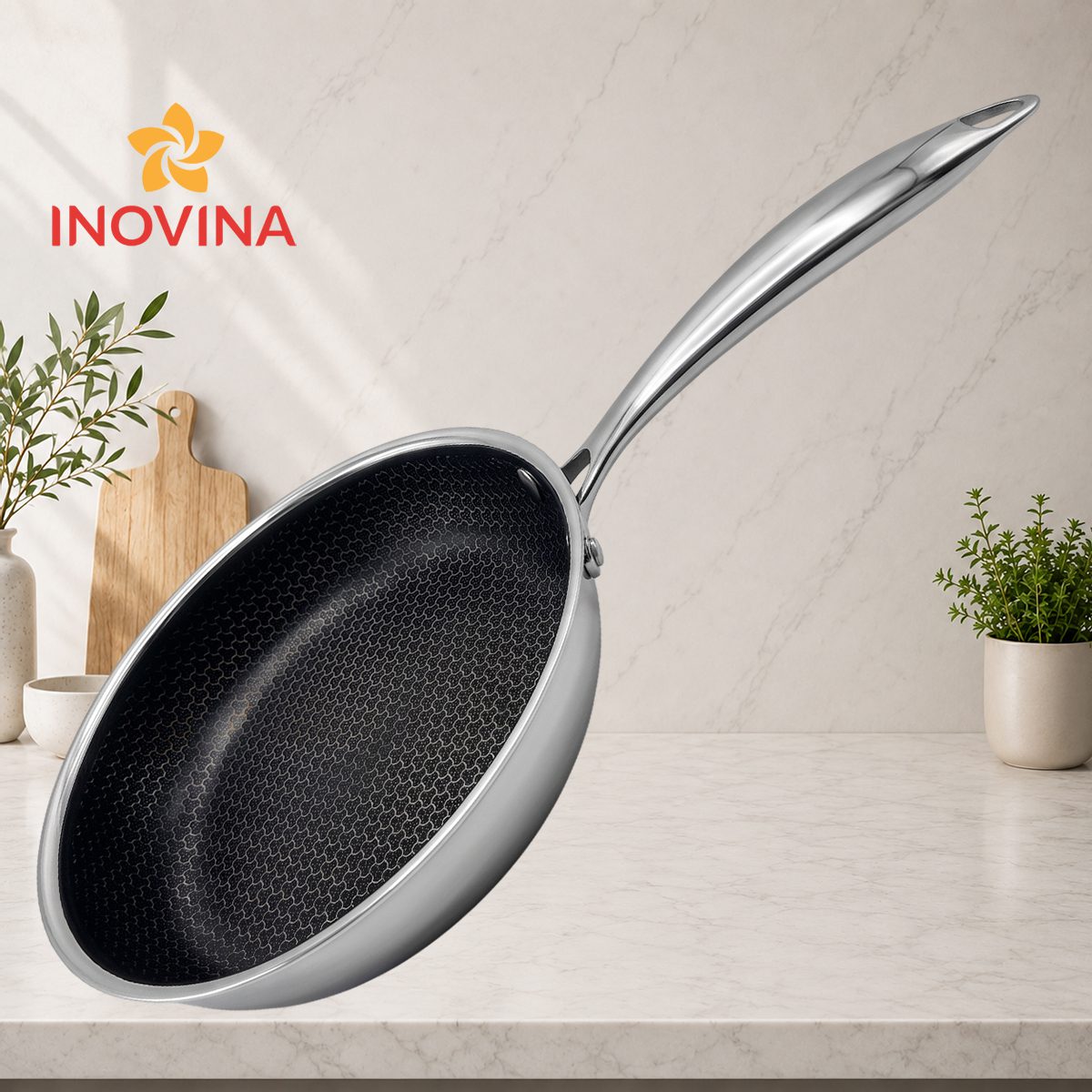 Quà Tặng Doanh Nghiệp Theo Concept – Giải Pháp Quà Tặng Thương Hiệu Toàn Diện Chảo Inox In Vân Chìm Chống Dính Cao Cấp