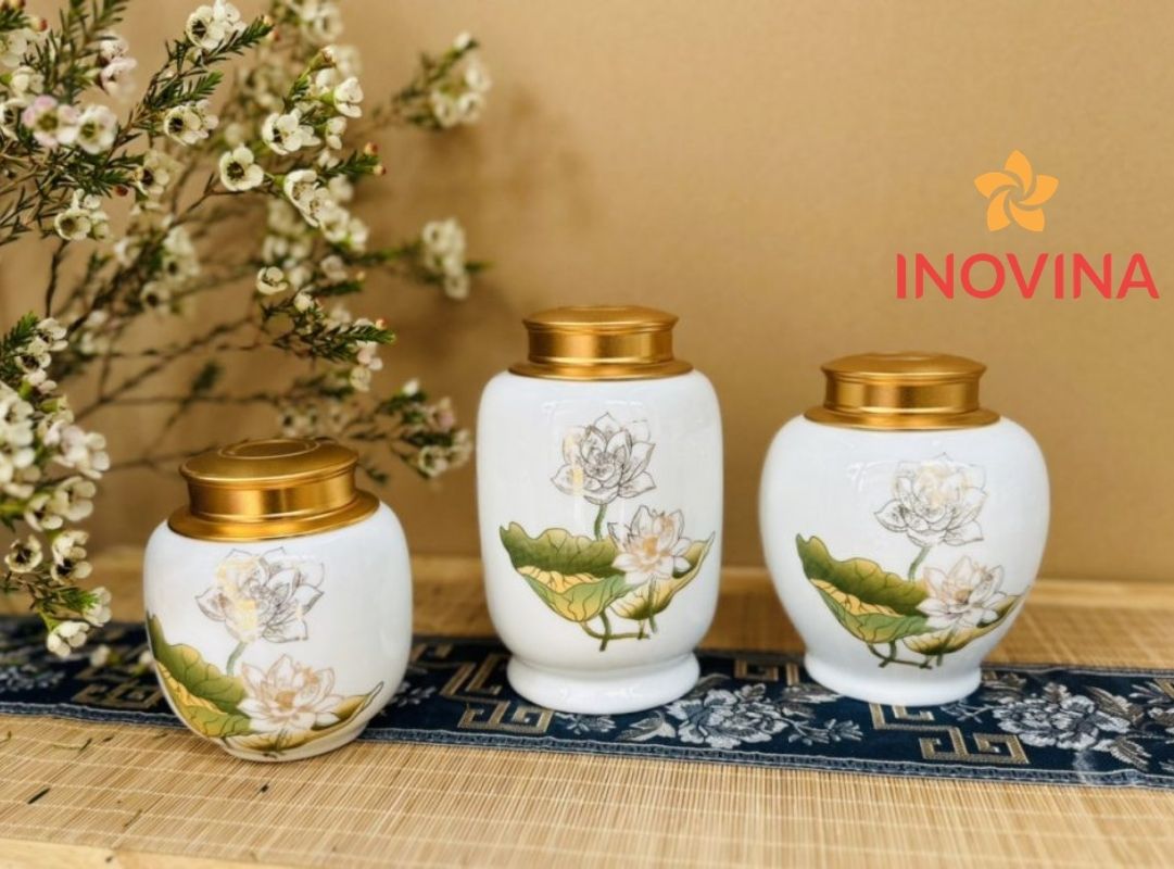 Hũ đựng trà quà tặng cao cấp thể hiện sự trân trọng 