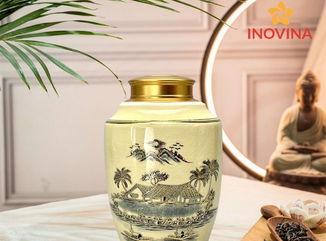 Hũ đựng trà quà tặng giúp lưu giữ hương trà nguyên bản 