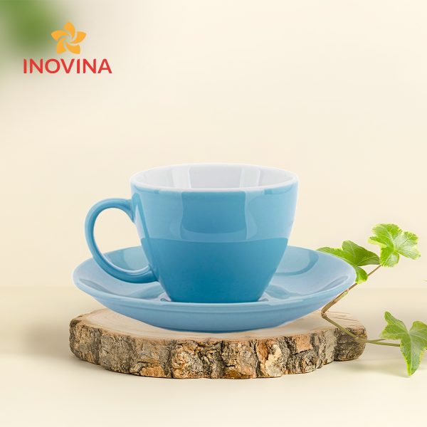 Ly sứ espresso kèm đĩa quà tặng doanh nghiệp