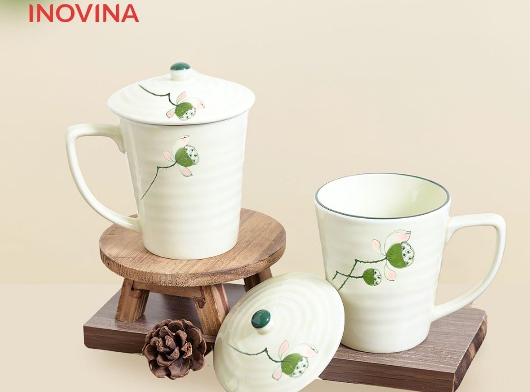 Ly sứ men bóng cao cấp, món quà bền đẹp lâu dài