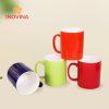 Ly sứ trụ màu 350ml quà tặng doanh nghiệp