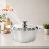 Nồi Inox Đúc Nguyên Khối 3 Lớp Cao Cấp Bền Đẹp noi inox duc nguyen khoi 3 lop2