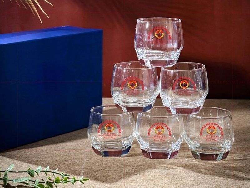 Bộ bình ly thủy tinh quà tặng cao cấp