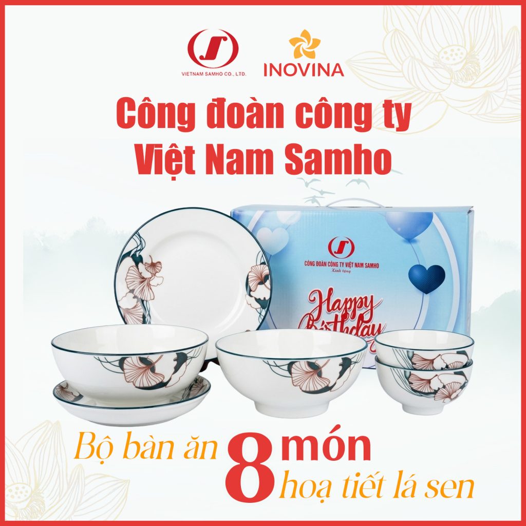 Dự Án Bộ Bàn Ăn 8 Món